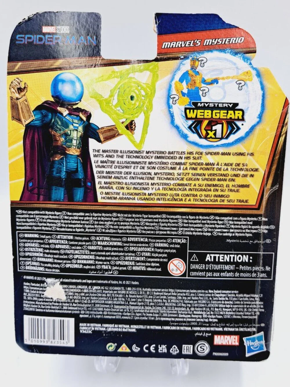 Marvel's Spiderman Movie Mysterio Figure Spider Man Summer Lake Water Beach Toy